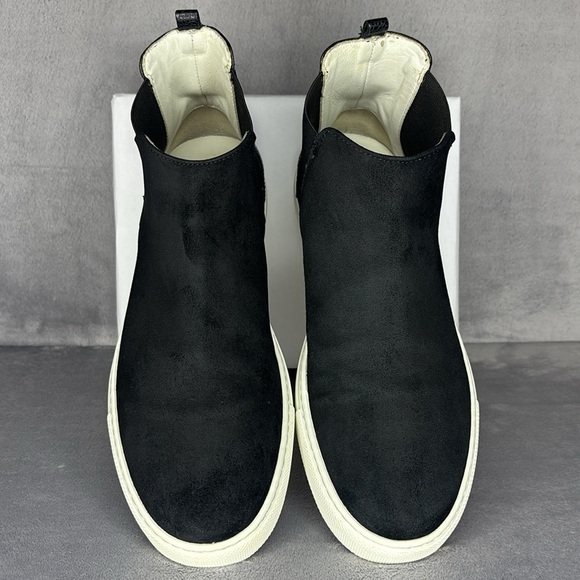 Lanvin Black Suede Chelsea Sneaker Boots 41 EU 8 US Made in Italy main image 6